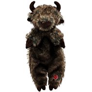 DOG FANTASY Skinneeez Bison Plush 34cm - Dog Toy