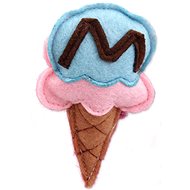 LET´S PLAY Toy Ice Cream with Catnip Blue 10cm - Cat Toy