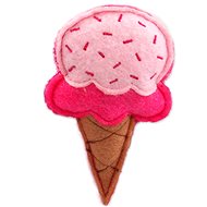 LET´S PLAY Toy Ice Cream with Catnip Pink 10cm - Cat Toy