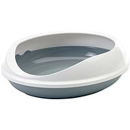 SAVIC toilet Figaro 55 × 48,5 × 15,5 cm grey and white - Cat Litter Box