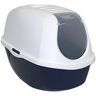 MAGIC CAT Toilet with Cover 39 × 53 × 41cm Blue - Cat Litter Box