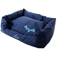 ROGZ Spice Podz Dog Bed, Navy Zen 56 × 35 × 22cm - Pet Bed