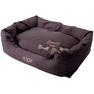ROGZ Spice Podz Dog Bed, Mocha Bone 72 × 45 × 25cm - Pet Bed