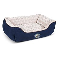 SCRUFFS Wilton Box Bed, Blue - Pet Bed