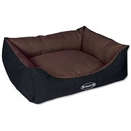 SCRUFFS Expedition Box Bed M 60 × 50cm Chocolate - Pet Bed