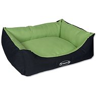 SCRUFFS Expedition Box Bed M 60 × 50cm Lime - Pet Bed