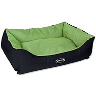 SCRUFFS Expedition Box Bed L 75 × 60cm Lime - Pet Bed