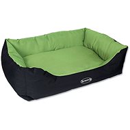 SCRUFFS Expedition Box Bed XL 90 × 70cm Lime - Pet Bed