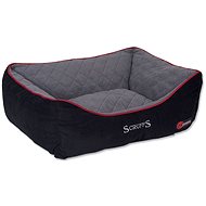 SCRUFFS Thermal Box Bed 75 × 60cm Black - Pet Bed