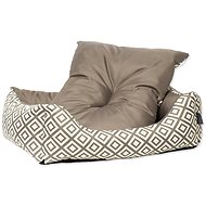 DOG FANTASY Sofa 55 × 42 × 16 cm etno hnědé - Pelíšek
