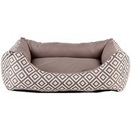 DOG FANTASY Sofa 75 × 65 × 19 cm etno hnedý - Pelech