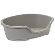 DOG FANTASY Plastic Dog Bed, Grey - Pet Bed