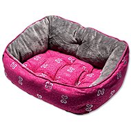 ROGZ Bed, Trendy Pink Bones 48 × 35 × 24,5cm - Pet Bed