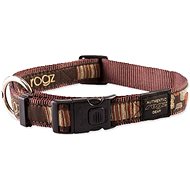 ROGZ Fancy Dress Collar Mocha Bone 2,5 × 43-70cm - Dog Collar