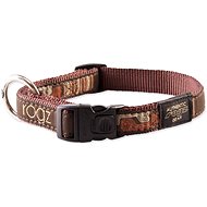 ROGZ Fancy Dress Collar Mocha Bone 2 × 34-56cm - Dog Collar