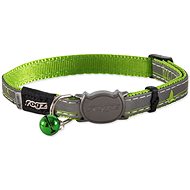 ROGZ NightCat Collar Limeswallows 0,8 × 16,5-23cm - Cat Collar