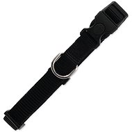 DOG FANTASY Classic Collar, S Black 1,5 × 27-37cm - Dog Collar