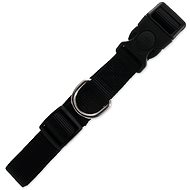 DOG FANTASY Classic L Collar Black 2,5 × 45-68cm - Dog Collar