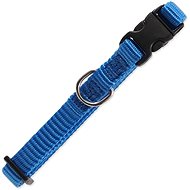 DOG FANTASY Classic Collar, XS Blue 1 × 21-30cm - Dog Collar