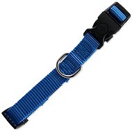 DOG FANTASY Classic Collar, S Blue 1.5 × 27-37cm - Dog Collar