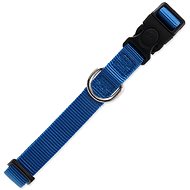 DOG FANTASY Classic Collar, M Blue 2 × 34-49cm - Dog Collar