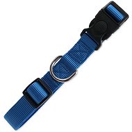 DOG FANTASY obojek Classic L modrý 2,5 × 45-68 cm - Obojek pro psy