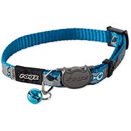 ROGZ obojek ReflectoCat modrý 0,8 × 16,5-23 cm - Obojek pro kočky