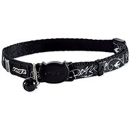 ROGZ SilkyCat collar black filigree 1,1 × 20-31 cm - Cat Collar