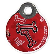 ROGZ ID Tagz Red Bone 2,7cm - Collar Plate