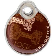 ROGZ  ID Tag Mocha Bone 3,4cm - Collar Plate