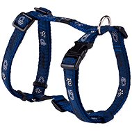 ROGZ Harness Fancy Dress navy paw 1.6 × 32-52 cm - Harness