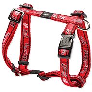 ROGZ postroj H Fancy Dress red bone 1,6 × 32-52 cm - Postroj