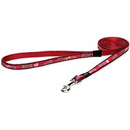 ROGZ leash Fancy Dress red bone - Leash