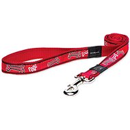 ROGZ Fancy Dress Leash, Red Bone 2,5 × 120cm - Leash