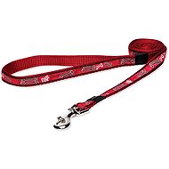 ROGZ leash Fancy Dress red bone 1.6 × 140 cm - Leash