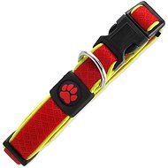 ACTIVE Fluffy Reflective Collar S Red 2 × 28-40cm - Dog Collar