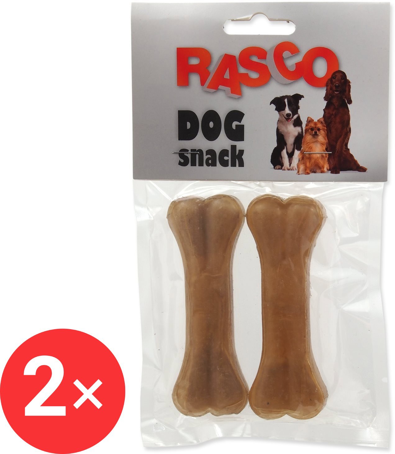 Rasco buffalo bone 10 cm 2 × 2 pcs - Dog Treats