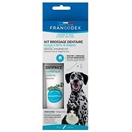 Francodex Dental Kit Toothpaste 70g + Toothbrush for Dogs - Dog Toothpaste