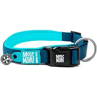 Max & Molly Smart ID Collar semi-retractable, Matrix Sky Blue, Size M - Dog Collar
