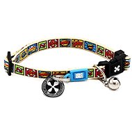 Max & Molly Smart ID Cat Collar, Comic, One Size - Cat Collar