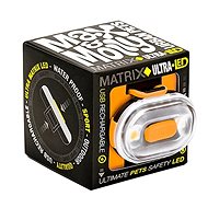 Max & Molly Matrix Ultra LED Cube, Safety Light, Orange - Collar Light