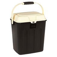 Maelson Box na granule pro 3,5 kg krmiva - černo-béžový - 27 × 22 × 31 cm - Barel na granule