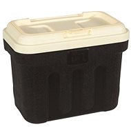Maelson Box for 7.5kg of Granules - Black-beige - 41 × 25 × 33cm - Granule barrel