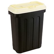 Maelson Box for 15kg of Granules - Black-beige - 41 × 25 × 56cm - Granule barrel