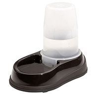 Maelson Water Bowl with Water Dispenser, 1500ml - Black-white -17 × 28 × 23cm - Dog Bowl