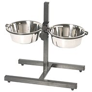 IMAC Anti-Slip Adjustable Stand with Two Bowls 2800ml - 25cm - Dog Bowl Stand