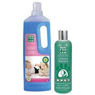 Menforsan Hygienický čistič na podlahy 1000 ml + Antiparazitní šampon pro kočky 300 ml - Čistiaci prostriedok