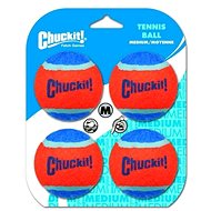 Chuckit! Tennis Balls Medium - 4 Pack - Dog Toy Ball