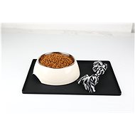 Janette Pets Big Set 500ml, white-black - Dog Bowl