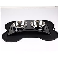 Janette Pets Exclusive Set 2x 385ml, black - Dog Bowl